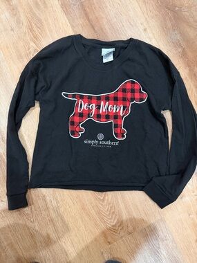 Simply Southern Black cotton long sleeve t shirt